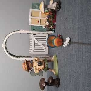 Fairy Garden Figures Accessories Arbor Gate Window Box Mushrooms Outdoor NWT